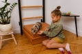Materac gimnastyczny składany brązowy