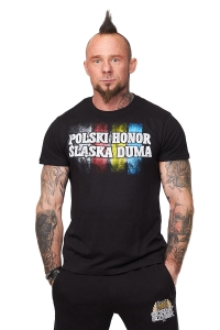 T-shirt Męski "Polski Honor - Śląska Duma"