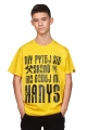 T-shirt Godej mi Hanys żółty