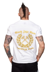 T-shirt Męski Niech Żyje Nam Górniczy Stan