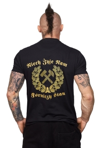 T-shirt Męski Niech Żyje Nam Górniczy Stan