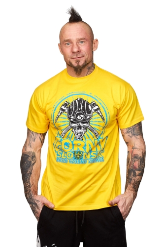 T-shirt Męski Czacha I - Noszo Czorno Ziymia