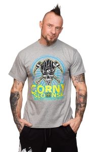 T-shirt Męski Czacha III - Noszo Czorno Ziymia  