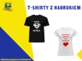 T-SHIRT Bawełniany z nadrukiem