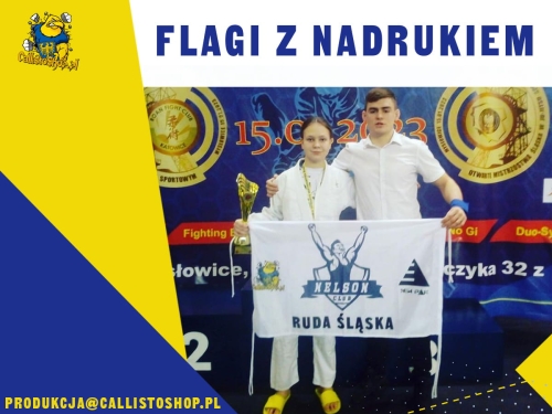 Flaga reklamowa Callisto Produkcja