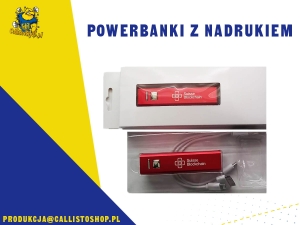 Powerbanki w aluminium z logo firmy 1000 + szt
