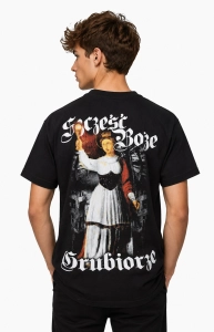T-shirt Męski "Szczęść Boże Grubiorze"