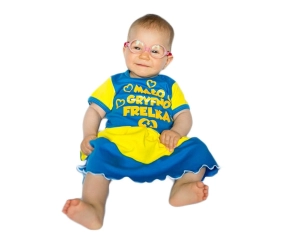 Spódniczka dziewczęca - body MAŁA FRELKA