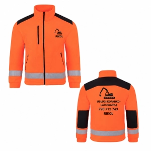 Polar wzmacniany z haftowanym logo/napisem/ksywą