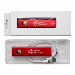 Powerbanki w aluminium z logo firmy 250-999 szt  