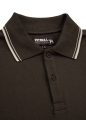 T-shirt Polo Slim Stripes Brown