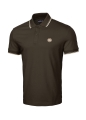 T-shirt Polo Slim Stripes Brown