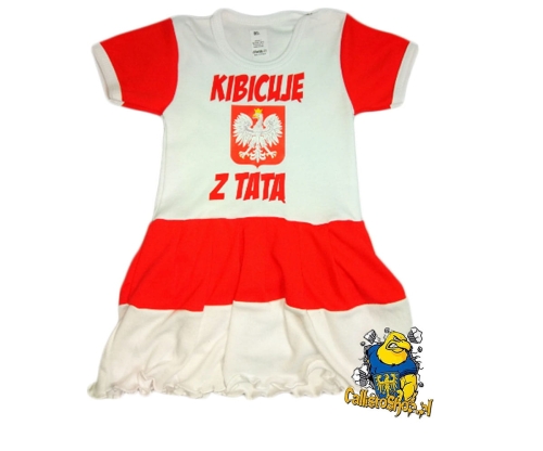 Spódniczka "Kibicuję z Tatą"