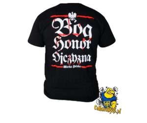 T-shirt Męski Bóg Honor Ojczyzna 2