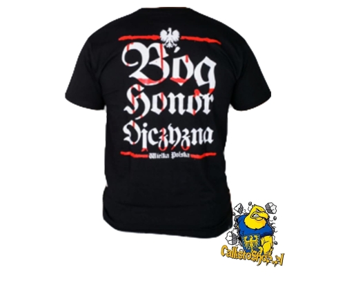 T-shirt Bóg Honor Ojczyzna
