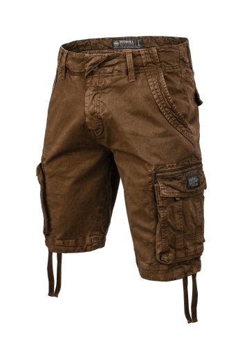 MENS CARGO SHORT CARVER BROWN