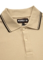 T-shirt Polo Slim Stripes Sand