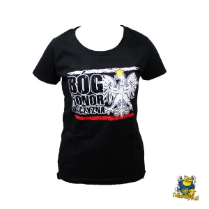 T-shirt Damski Bóg Honor Ojczyzna