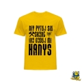 T-shirt Godej mi Hanys żółty