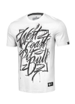 T-shirt Męski Pit Bull Blood White