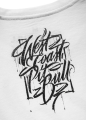 T-Shirt Pit Bull Blood White