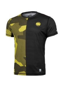 Rashguard Męski Pit Bull Dillard Fluo Black/Yellow