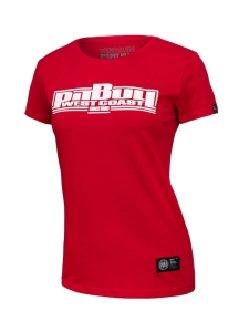 T-shirt Damski Pit Bull Boxing Red