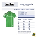 Rozmiarówka koszulki polo