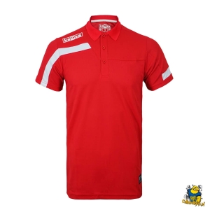 T-shirt polo Keeza Best czerwony