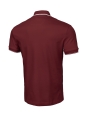 T-shirt Polo Slim Stripes Burgundy
